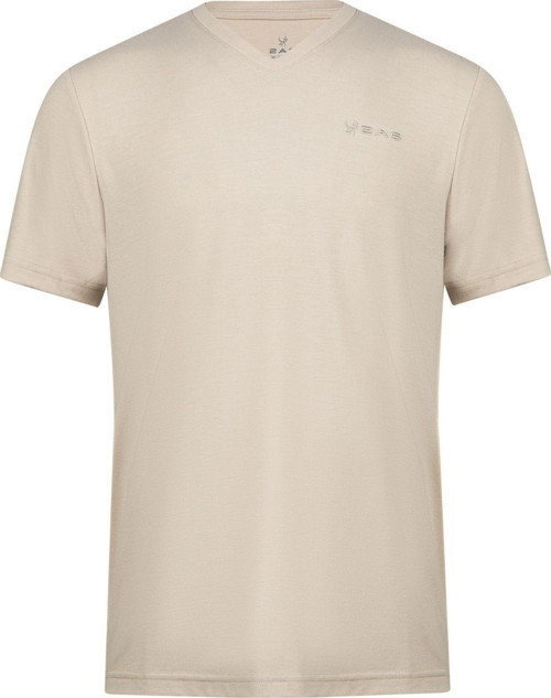 Victor Erkek Viloft V Yaka T-Shirt Bej