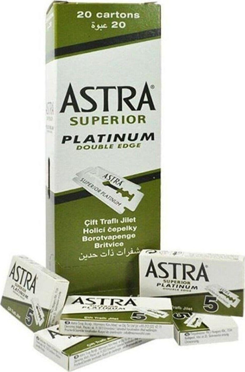 ASTRA JİLET YEŞİL 1 KUTU İÇİNDE 20 KÜÇÜK PAKET VE HER PAKETTE 5 JİLET VAR - TOPLAM 100 JİLET GO5060Gok150106