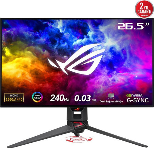 ROG SWIFT PG27AQDM 26.5" 240Hz OLED WQHD Gaming Monitör