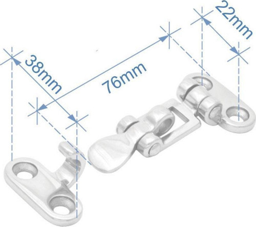 GERGİLİ KİLİT, PASLANMAZ ÇELİK, 3"