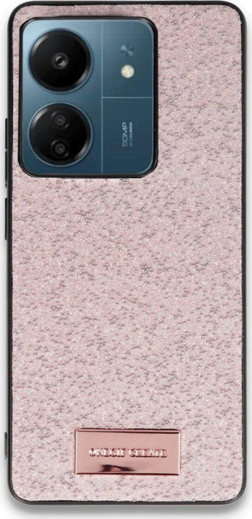 Xiaomi Poco C65 Kılıf Bright Zarif Boncuk İşlemeli Tasarım Simli Kapak