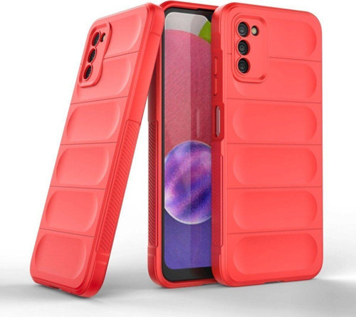 Anka Cep Samsung Galaxy A03S Uyumlu Kılıf Kamera Korumalı İçi Kadife Yumuşak Silikon Kapak + Ekran Koruma