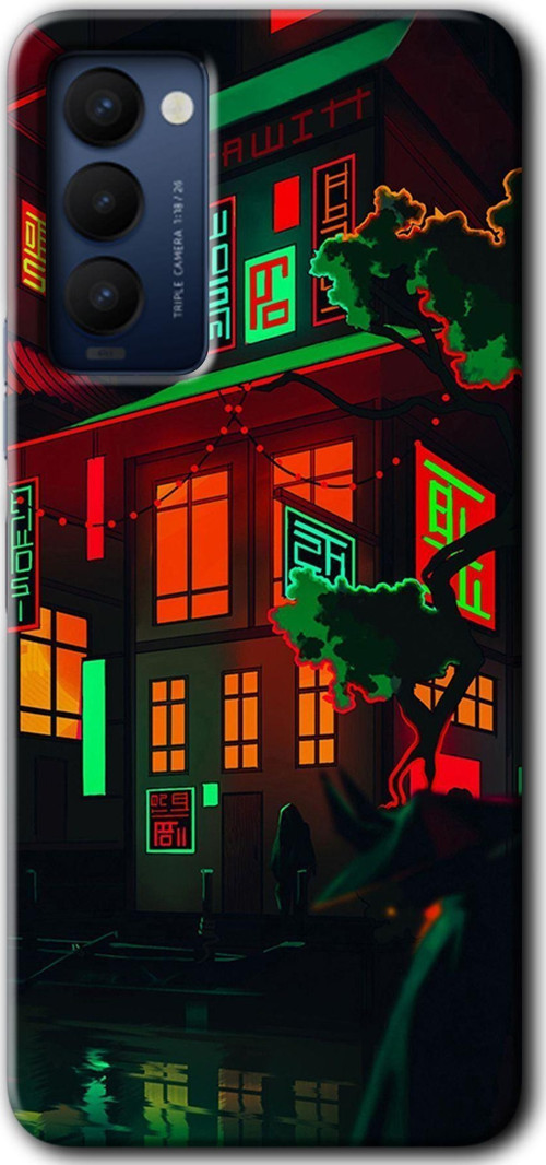 Tecno Tekno Camon 18 / 18T / 18P Kılıf Hd Desen Baskılı Arka Kapak - China Street