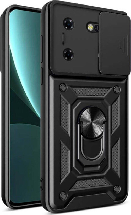 Tecno Tekno Pova 5 (Lh7N) Kılıf Magnetik Standlı Kamera Korumalı Sürgülü Vega Kapak