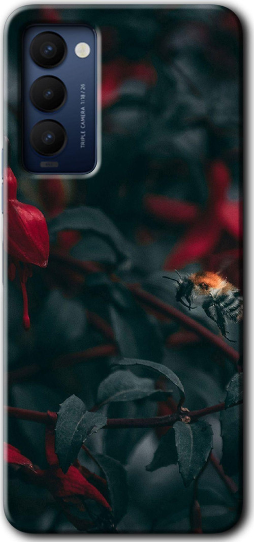 Tecno Tekno Camon 18 / 18T / 18P Kılıf Hd Desen Baskılı Arka Kapak - Avcı Arı