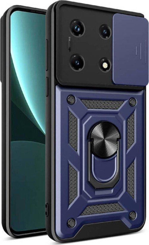 İnfinix Note 30 Pro Kılıf Magnetik Standlı Kamera Korumalı Sürgülü Vega Kapak