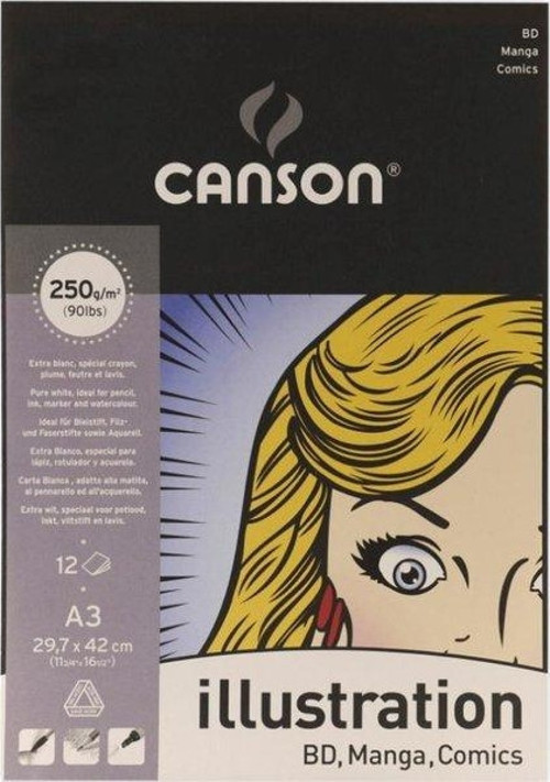 Pad Cancomic&Manga 12S A3 250G Illüstrasyon Bloğu