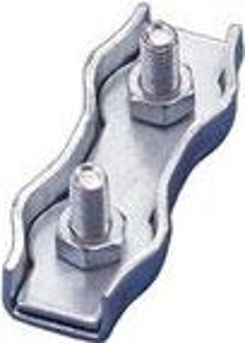 Çiftli klemens, paslanmaz çelik. 4 mm