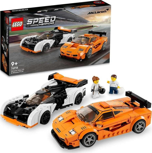 Speed Champions Mclaren Solus Gt Ve Mclaren F1 Lm 76918-9 Yaş Ve Üzeri Çocuklar İçin Koleksiyon