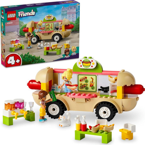 Friends Sosisli Sandviç Arabası 42633-4 Yaş Ve Üzeri Çocuklar İçin Mini Bebek İçeren Yaratıcı O