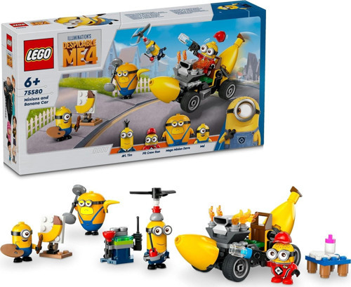 Despicable Me 4 Minyonlar Ve Muz Araba 75580 6 Yaş Ve Üzeri Çocuklar İçin Filmden Esinlenen Yar