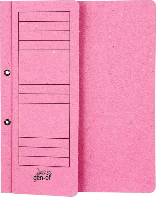 Yarım Kapak Karton Kapsül Dosya 50'li Pembe