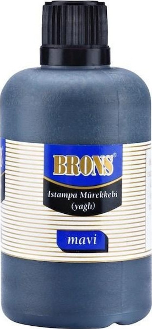 ISTAMPA MÜREKKEBI 500cc MAVI BR-321