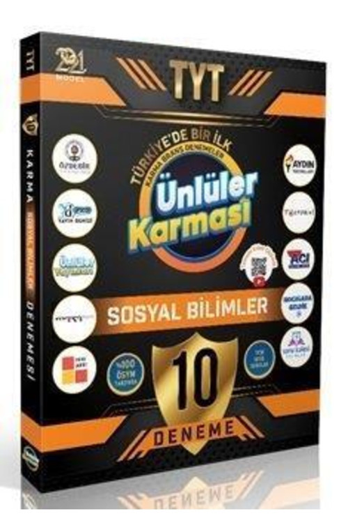 Ünlüler Karması Yayınları 2021 Tyt Sosyal Bilimleri 10 Deneme