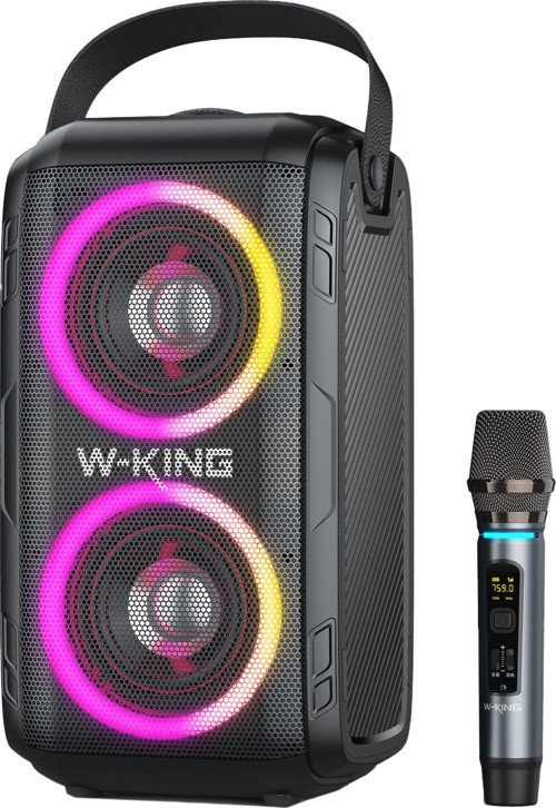 T9 Bluetooth Hoparlör, 80W Boombox, 9 Saate Varan Çalma Süresi, IPX5 Suya Dayanıklı, Kablosuz
