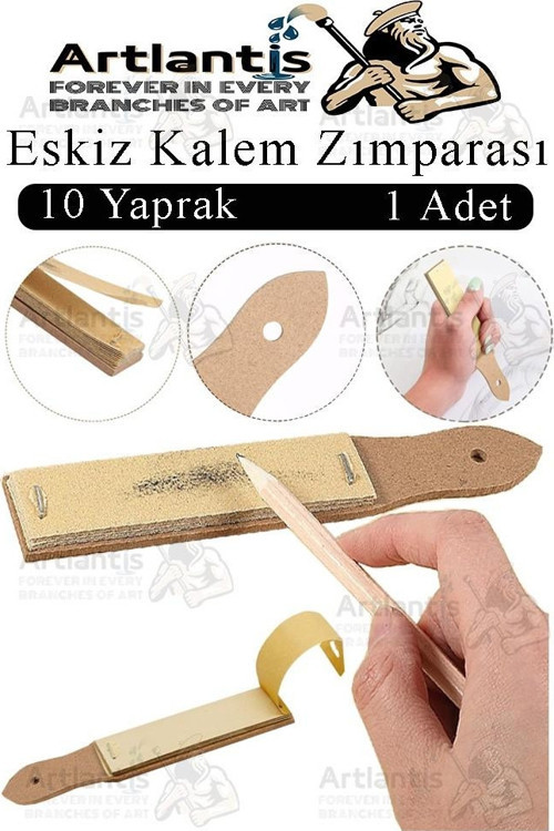 Kalem Zımparası 1 Adet Eskiz Zımpara Kağıdı Füzen Kömür Kalem Karakalem Kalemtraş Kömür Bileme İnce Dişli Çizim Zımpara