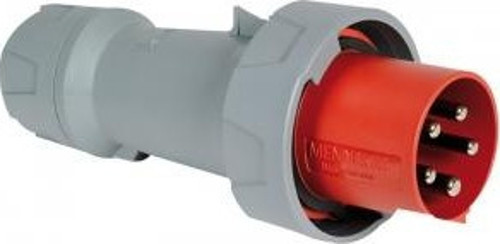 Marina elektrik fişi. Termoplastik gövde. IP67. Trifaze Erkek 63 A