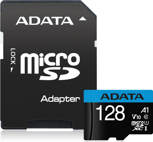 Premier 128 GB Micro SDXC Hafıza Kartı UHS-I Class 10 V10 A1 Adaptörlü Siyah