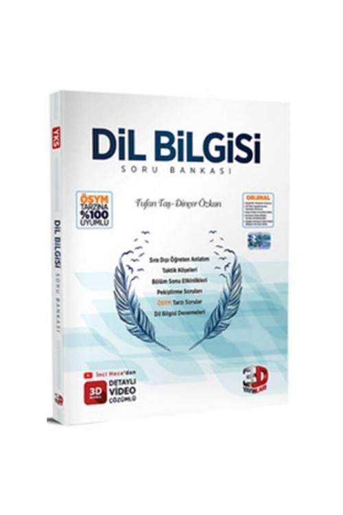 3d Tyt Dilbilgisi Soru Bankası 2023 Model Hologramlı Baskı Tamamı Video Çözümlü