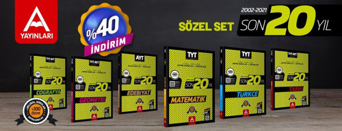SON 20 YIL ÇIKMIŞ SÖZEL SETİ
