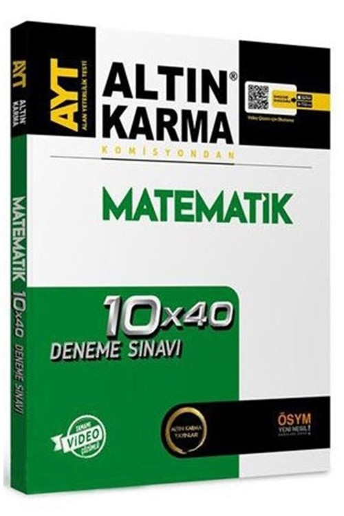 AltınKarma AYT Matematik 10x40 Deneme