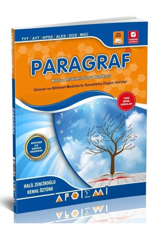 Paragraf Konu Anlatımlı Tamamı Çözümlü Soru Bankası
