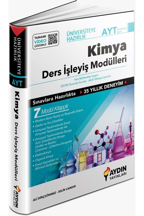 Aydın Üniversiteye Hazırlık Ayt Kimya Ders İşleyiş Modülleri