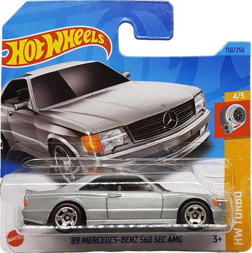 - ´89 Mercedes-Benz 560 Sec Amg - Hw Turbo 4/5 - Hkk85 - Kısa Kart - Gümüş Metalik - Matt