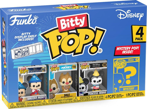 Bitty Pop Figür Disney - Sorcerer Mickey 4Pk