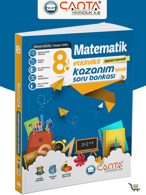 Çanta 8.Sınıf Etkinlikli Matematik Soru Bankası 2023
