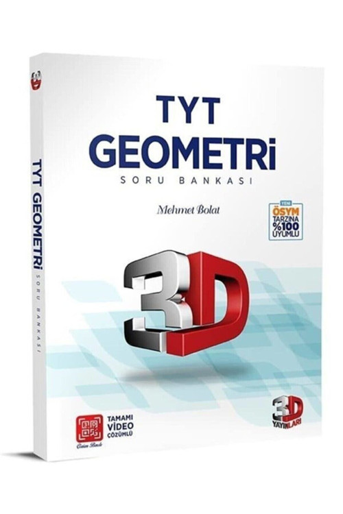 3d Yayınları Tyt Geometri Soru Bankası Tamamı Video Çözümlü