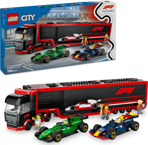 City Rb20 Ve Amr24 F1 Arabalı F1 Kamyonu 60445-8 Yaş Ve Üzeri Çocuklar İçin Yarış Arabalı Yarat