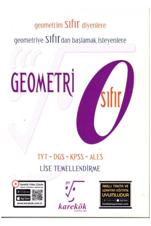 Geometri Sıfır Tyt Dgs Kpss Ales Karekök Yayınları