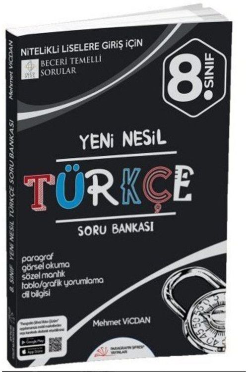 8. Sınıf Lgs Türkçe Yeni Nesil Soru Bankası Paragrafın Şifresi Yayıncılık
