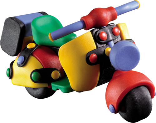 Motosiklet 3D Yapboz Oyuncak