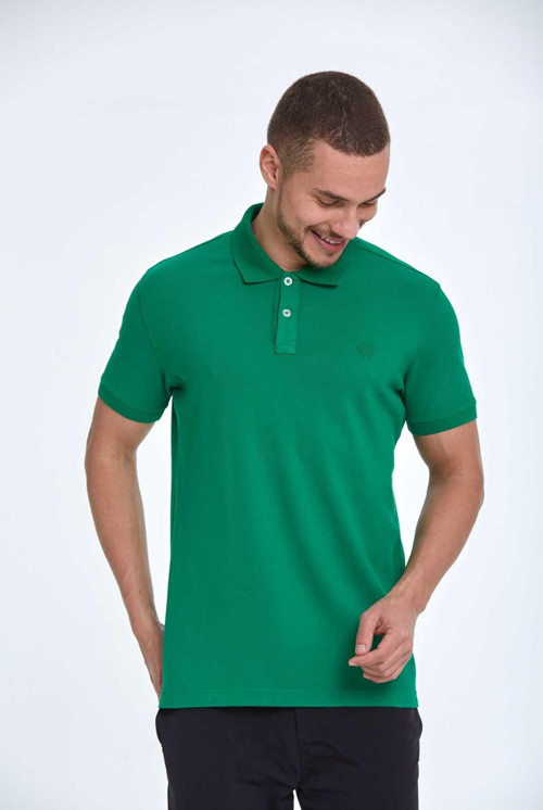 Walker Polo Erkek Tişört Yeşil