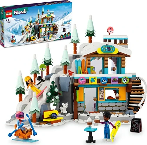 Friends Kayak Pisti ve Kafe 41756 - 9 Yaş ve Üzeri Çocuklar İçin Yaratıcı Oyun Aksesuarları ve 3 Mini Oyuncak Bebe
