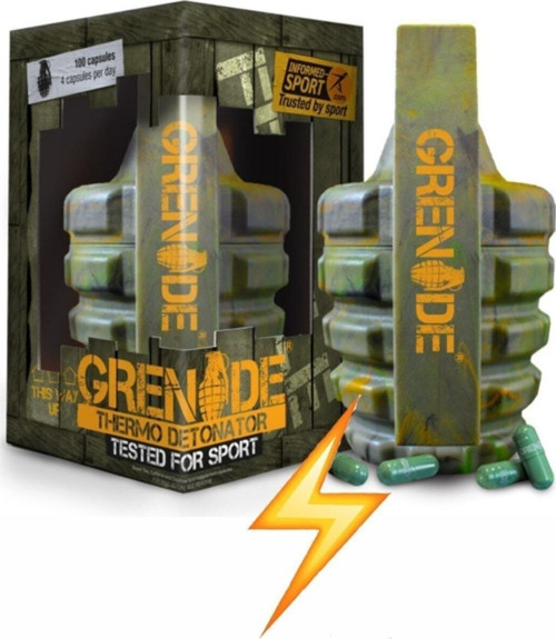 Thermo Detonator 100 Kapsül Enerji Güç Kafein Yeşil Çay Turunç Ekstresi