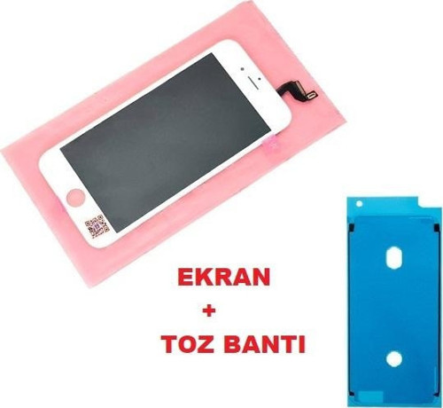 İphone 6S Lcd Ekran dokunmatik (LW Marka TOZ BANTI) BEYAZ