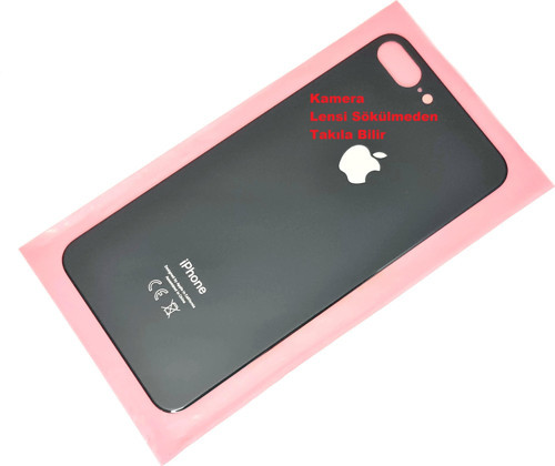 İphone 8 PLUS Arka Kapak (CAM) Siyah