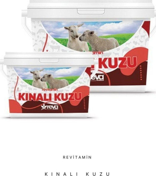 Revitamin Kınalı Kuzu Koyun Keçi Kuzu ve Buzağı Hayvan Yem Katkı 20 KG Kova