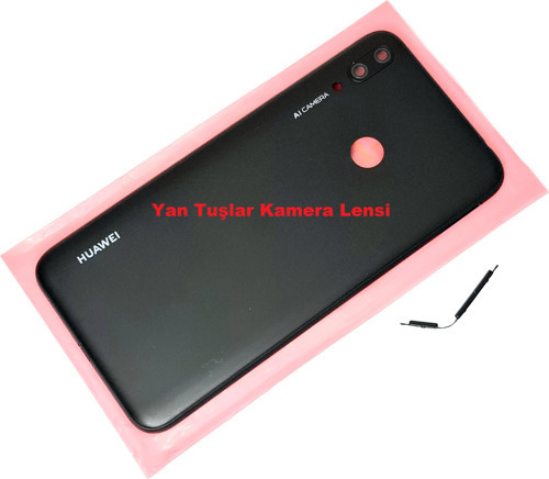 Huawei Y7 2019 Kasa Arka Pil Batarya Kapağı SİYAH
