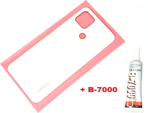 Oppo A15 A15S Arka Kapak Batarya Pil Kapağı (B-7000) BEYAZ