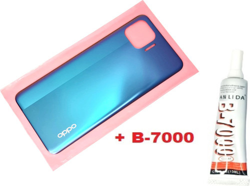 Oppo Reno 4 Lite Arka Kapak Batarya Pil Kapağı (B-7000) MAVİ