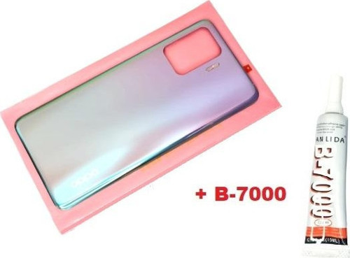Oppo Reno 5 Lite Arka Kapak Batarya Pil Kapağı (B-7000) MAVİ