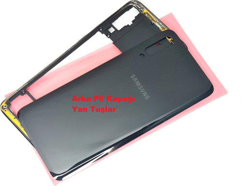 Samsung Galaxy A70 A705 kasa Arka Pil Kapağı SİYAH