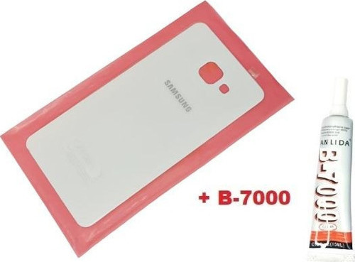Samsung Galaxy A3 2016 (A310) Arka Pil Batarya Kapağı (CAM+B-7000) BEYAZ