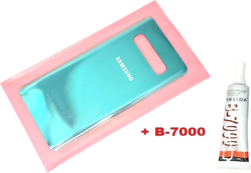 Samsung Galaxy S10 Arka Pil Batarya Kapağı (CAM+B-7000) YEŞİL