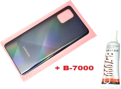 Samsung Galaxy A71 A715 Arka Pil Batarya Kapağı (B-7000) SİYAH