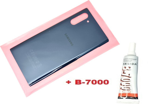 Samsung Galaxy NOTE 10 Arka Pil Batarya Kapağı (CAM+B-7000) SİYAH